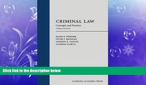 GET PDF  Criminal Law: Concepts and Practice, Third Edition (Carolina Academic Press: Law