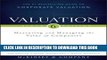 New Book Valuation: Measuring and Managing the Value of Companies (Wiley Finance)