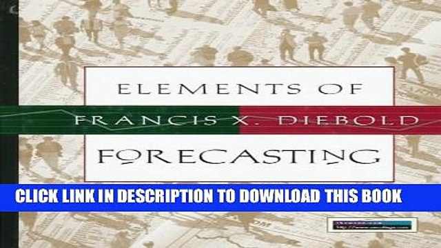 New Book Elements of Forecasting