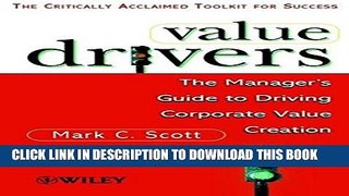 Collection Book Value Drivers: The Manager s Guide for Driving Corporate Value Creation