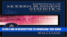 Collection Book Essentials of Modern Business Statistics with Microsoft Excel (with CD-ROM and