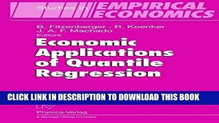 New Book Economic Applications of Quantile Regression (Studies in Empirical Economics)