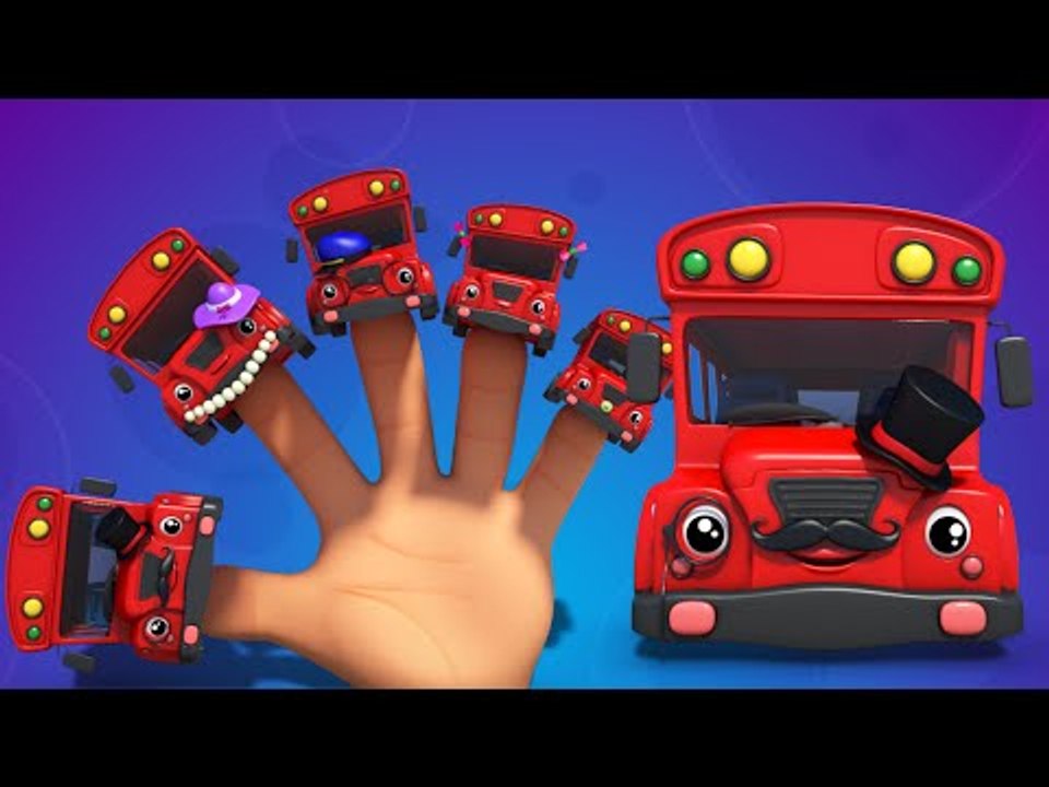 finger family song | 3d rhymes | wheels on the bus | nursery rhyme for kids