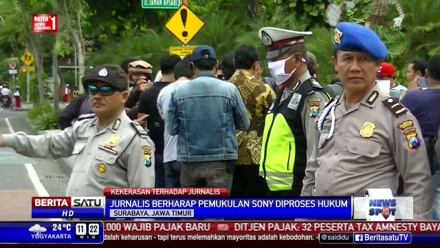 Jurnalis Gelar Aksi Damai Tuntut Kekerasan Terhadap Sony Diproses Hukum
