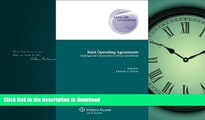 READ THE NEW BOOK Joint Operating Agreements: Challenges and Concerns from Civil Law Jurisdictions