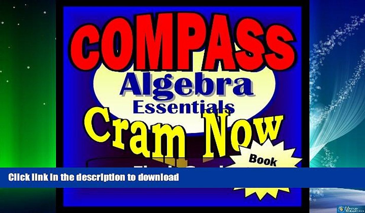 READ  COMPASS Prep Test ALGEBRA REVIEW Flash Cards--CRAM NOW!--COMPASS Exam Review Book   Study