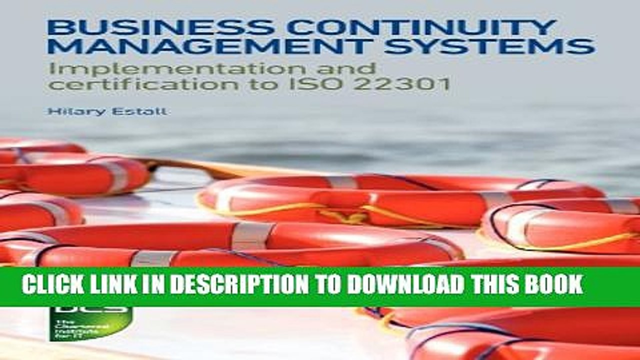 [PDF] Business Continuity Management Systems: Implementation and Certification to ISO 22301