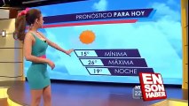 Beautiful weather presenter was internet trend in Latin America