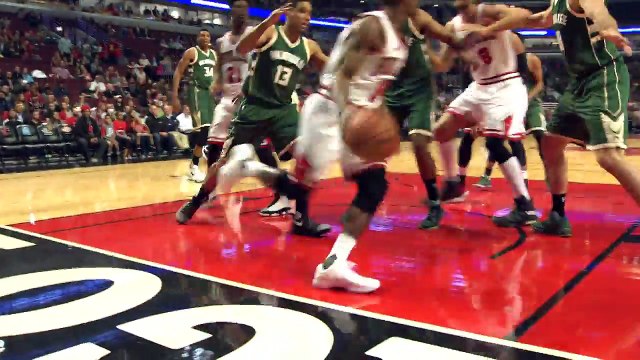 Les premiers paniers de Rajon Rondo et Dwyane Wade à Chicago