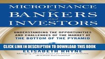 New Book Microfinance for Bankers and Investors: Understanding the Opportunities and Challenges of