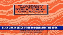 New Book The Techniques of Modern Structural Geology: Strain Analyses