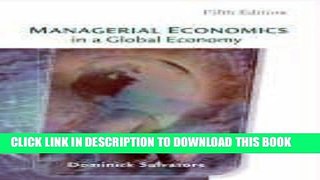 Collection Book Managerial Economics in a Global Economy with Economic Applications Card