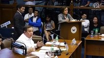 De Lima material concealment of evidence during the Philippine senate hearing on EJK (3-Oct-2016)
