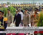 بالفيديو.. السيسي يضع أكاليل الزهور على قبر الجندى المجهول وناصر والسادات