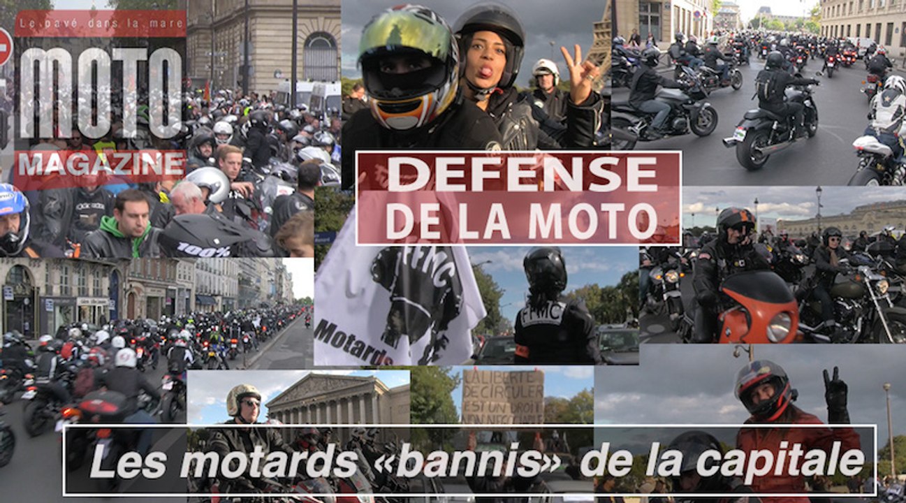 Manifestation FFMC : les motards ne veulent pas être bannis de la capitale