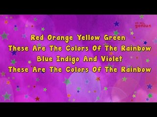 Color Song | Rainbow Color Song | Karaoke Rhymes