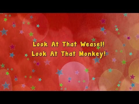 Pop Goes The Weasel | Karaoke Rhymes | Nursery Rhyme