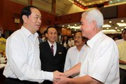 Chủ tịch nước Trần Đại Quang chia sẻ khó khăn với doanh nghiệp TP.HCM