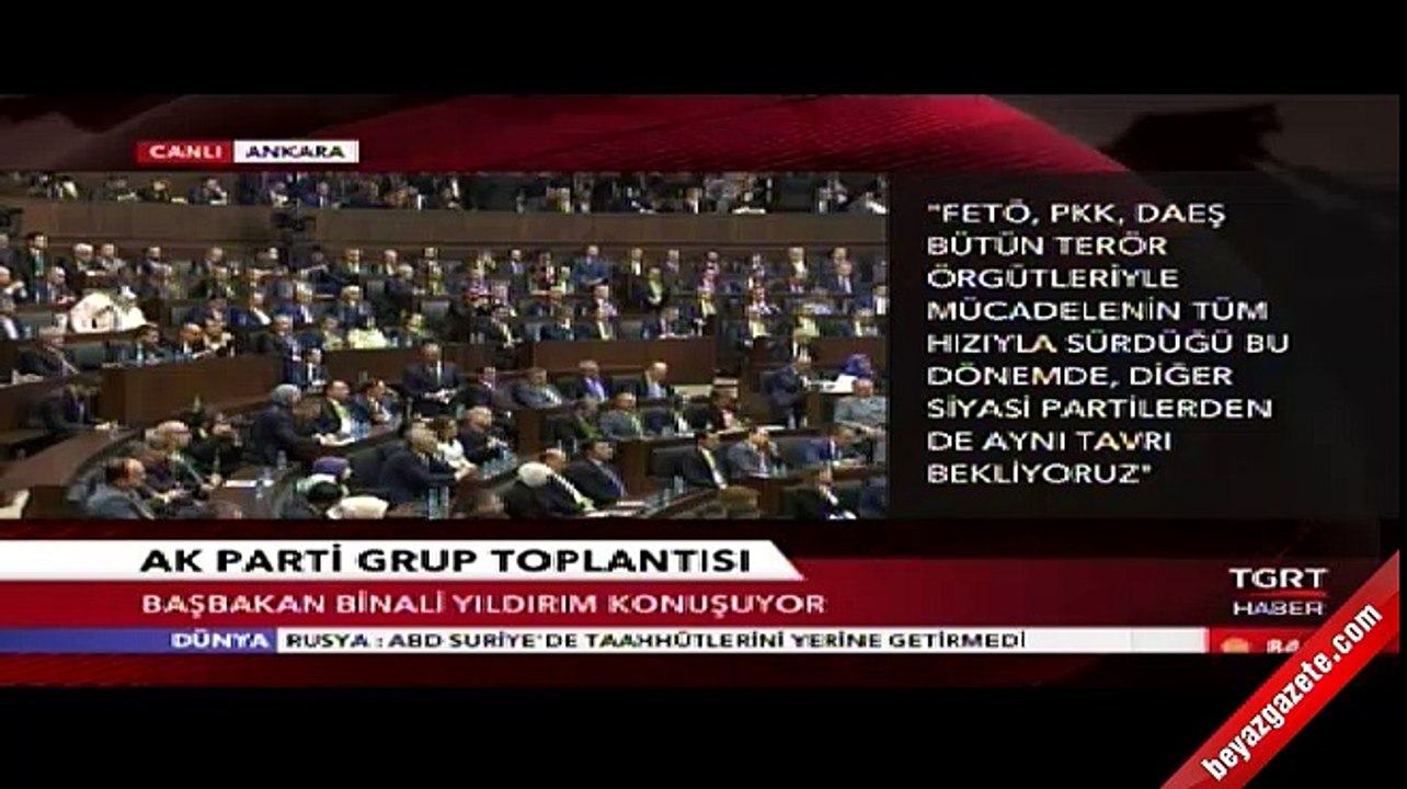Başbakan Binali Yıldırım AK Parti Grup Toplantısı'nda konuştu...