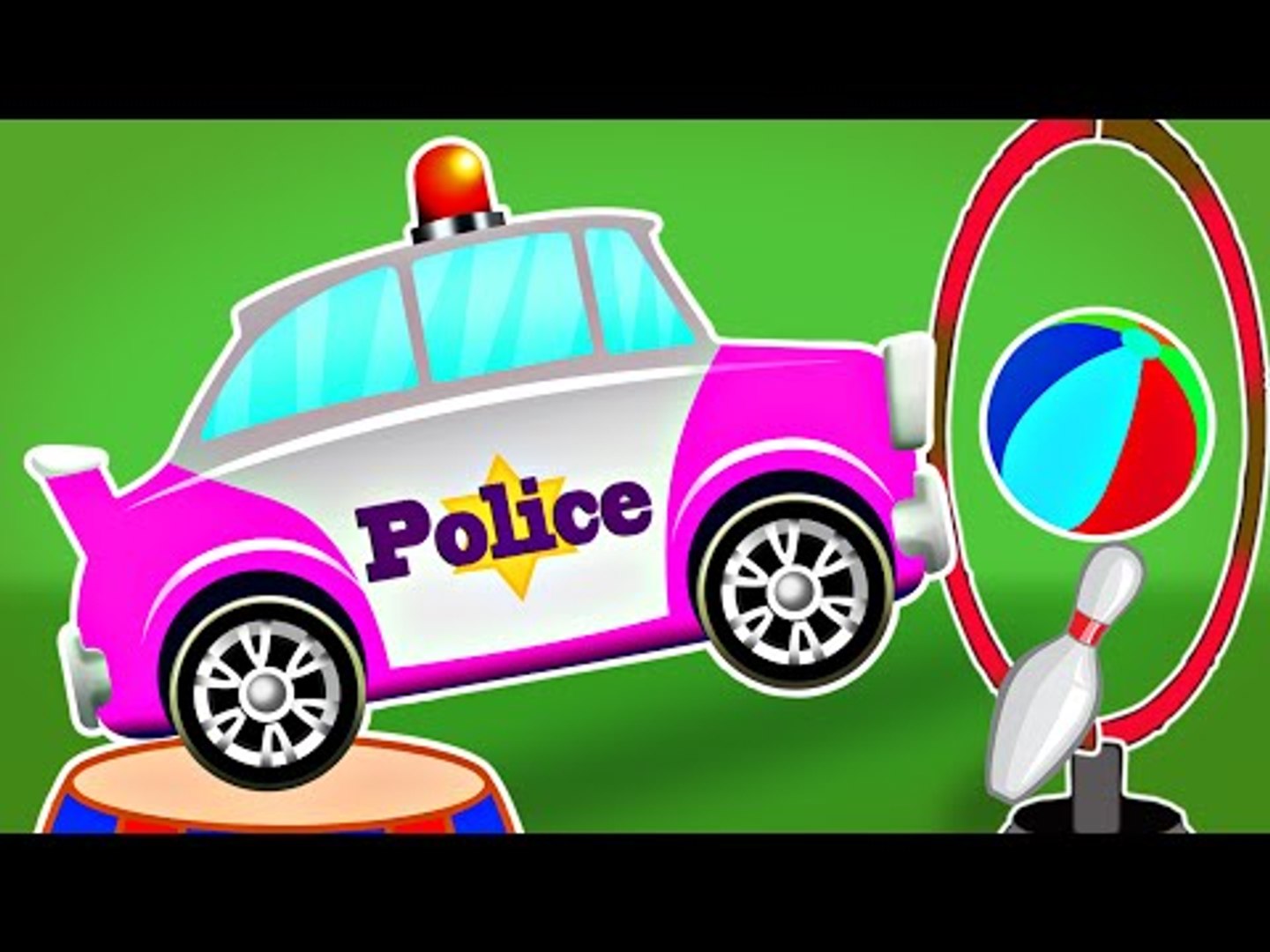 ⁣Police Car Adventure | Circus | Video for Kids & Toddlers
