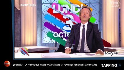 Quotidien : Kanye West surpris en plein playback à son concert à cause de Kim Kardashian (Vidéo)