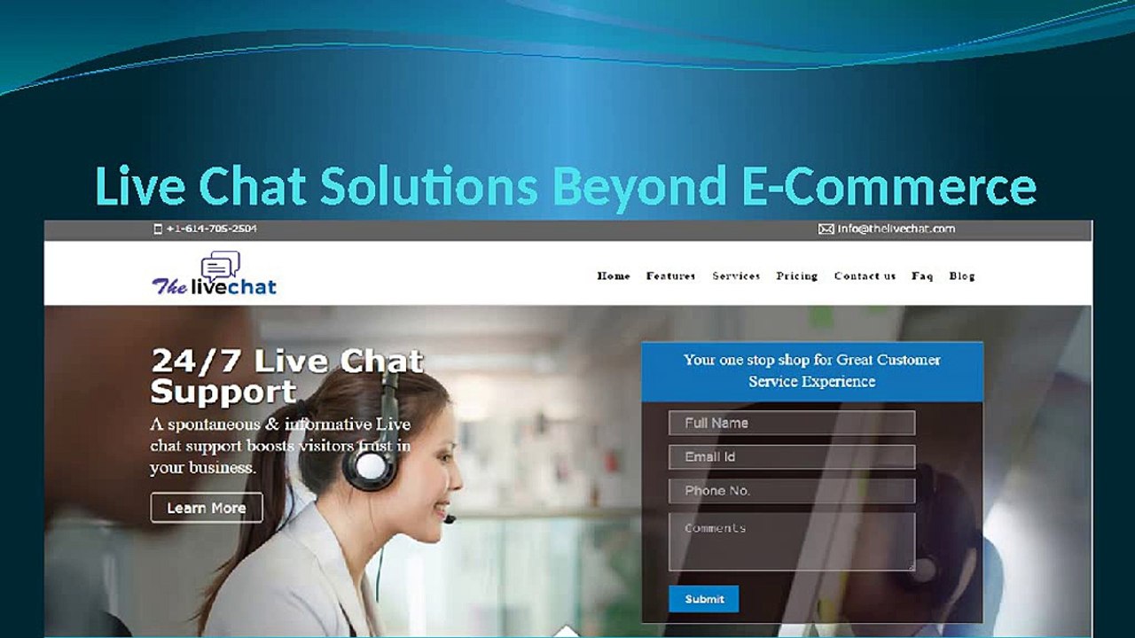 Live Chat Solutions Beyond E-Commerce