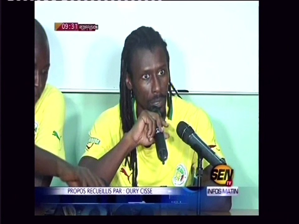 Aliou Cissé sur la preparation des lions pour le match Sénégal - Cap vert