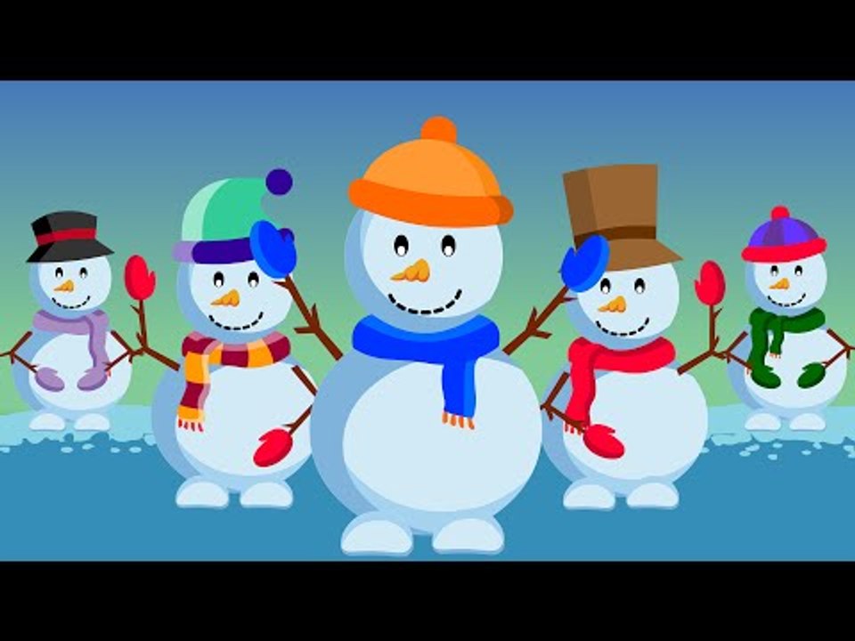 Five Little Snowmen | Nursery Rhyme - video Dailymotion