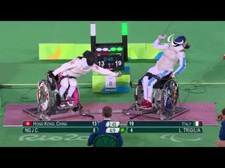 Day 9 evening | Wheelchair Fencing highlights | Rio 2016 Paralympic Games