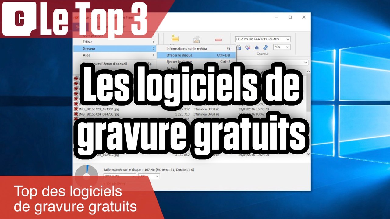 Gravure CD et DVD : les meilleurs logiciels gratuits sous Windows
