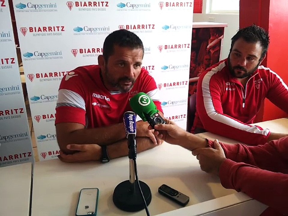 Biarritz Olympique : "On est sur la bonne voie" assure l'entraîneur Frédéric Garcia avant Albi