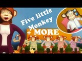 Five Little Monkeys | Wheels On The Bus | Number Song | Rhymes