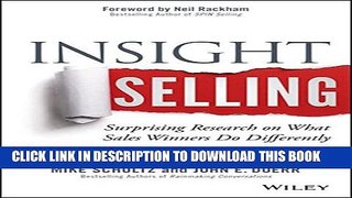 [PDF] Insight Selling: Surprising Research on What Sales Winners Do Differently Popular Online