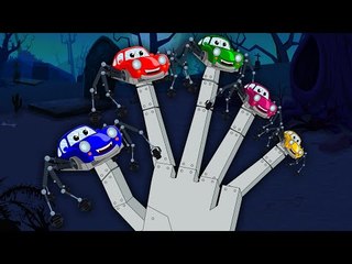 car spiders Finger Family | Nursery Rhyme For Kids