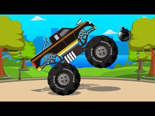 Monster Truck Stunts | Videos For Kids | Kids TV Channel