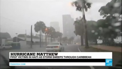 Haiti: first victims as Hurricane Matthew sweeps through the island