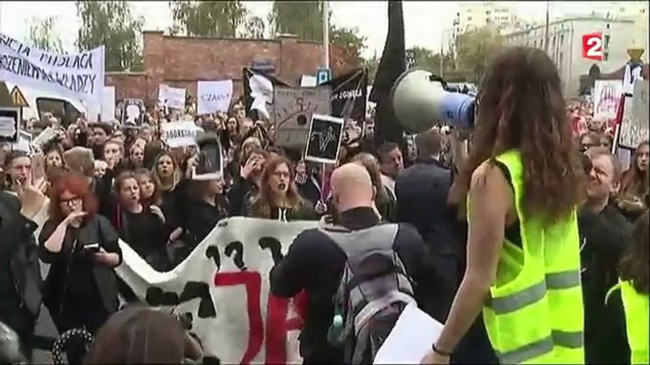 Pologne- Manifestations pour le droit à l'avortement