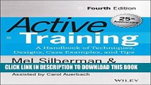 Collection Book Active Training: A Handbook of Techniques, Designs, Case Examples, and Tips