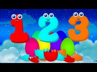 Number Song | Surprise Eggs | Unboxing | Ten Little Numbers