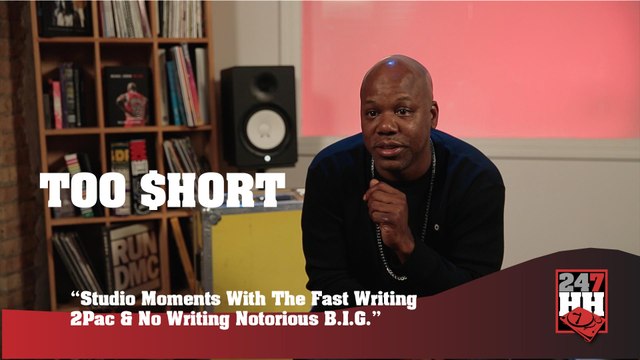 Too $hort - Studio Moments With The Fast Writing 2Pac & No Writing Notorious B.I.G. (247HH Exclusive) (247HH Exclusive)