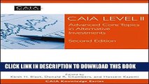 Collection Book CAIA Level II: Advanced Core Topics in Alternative Investments