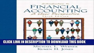 [PDF] Introduction to Financial  Accounting: A User Perspective (3rd Edition) Full Online