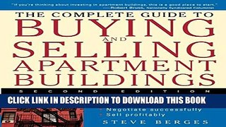 Collection Book The Complete Guide to Buying and Selling Apartment Buildings