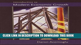 New Book Introduction to Modern Economic Growth