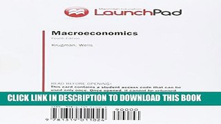 New Book LaunchPad for Krugman s Macroeconomics (Six Month Access)