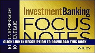 New Book Investment Banking Focus Notes