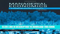 Collection Book Managerial Economics (Upper Level Economics Titles)