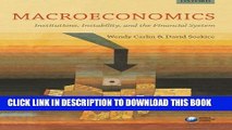 New Book Macroeconomics: Institutions, Instability, and the Financial System