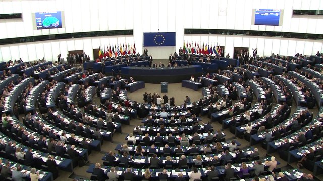 Ségolène Royal présente lors du vote du parlement européen en faveur de l'Accord de Paris