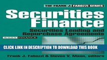 New Book Securities Finance: Securities Lending and Repurchase Agreements